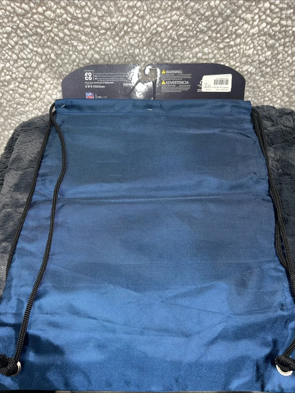FOCO Seattle Seahawks Big Logo Drawstring Backpack. NWT